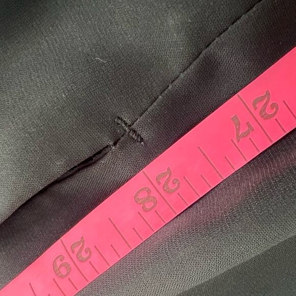 Abercrombie & fitch Cinched Neck Slip Midi Dress black sz S - Picture 8 of 9